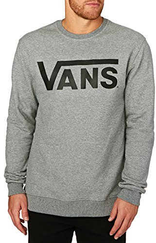 Vans Herren Herren Sweatshirt Classic Crew Fleece Sweatshirt, grau, M, V00YX0ADY