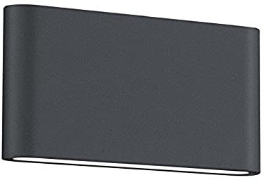 Trio Leuchten LED Außenleuchte Thames II 227660242, Aluminium anthrazit, 2 x 4.5 Watt, 1 Stück (1er Pack)