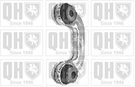 Quinton Hazell Stabiliser Link - QLS3599S - Single Bar Fits Front Axle Left or Right - Original Equipment OEM Quality Direct Fit Replacement - Length: 110mm - Finish: Powder-Coated