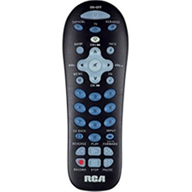 Rcr311bn 3 téléphones Noir télécommande universelle et partiellement rétroéclairé