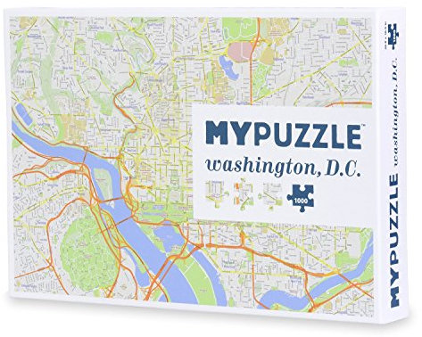 MyPuzzle Washington, D.C. - 1000 piece jigsaw puzzle by Geotoys