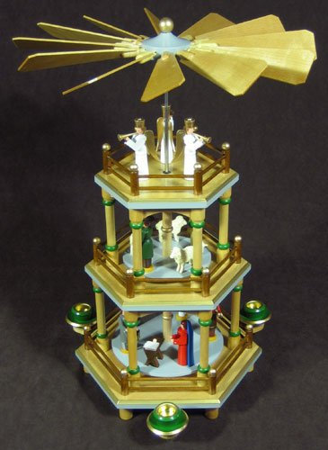3-stöckige Pyramide Christi Geburt - 35 cm