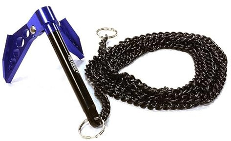 RC Model CNC Machined Realistic Scale Model Portable Winch Anchor w/Chain 1/10 Size