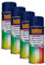 Kwasny Belton Spectral 324 074 Lot de 4 peintures en spray RAL 5002 Bleu outremer brillant 400 m
