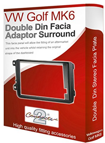 Golf MK6 stereo radio Facia Fascia adapter panel plate trim CD surround