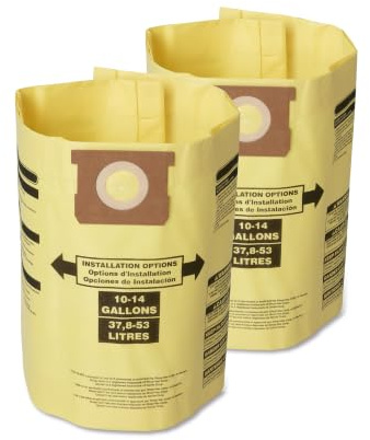 CRAFTSMAN CMXZVBE3877 10-14 Gal. Wet Dry Shop Vacuum Dust Collection Bags
