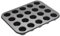 MasterClass 20-Loch Mini-Muffinform mit losem Boden und PTFE-, PFOA- und BPA-freiem Antihaftbeschichtung in Geschenkbox, robuster 1mm Kohlenstoffstahl, 35 x 27cm, Grau