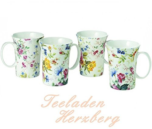 Cha Cult Becher Mariechen 0,3l - 4er Set Bone China