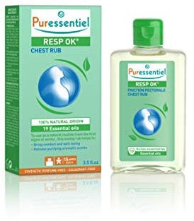 Puressentiel - Resp OK - Friction Pectorale aux 19 Huiles Essentielles - 100% d'origine naturelle - Apporte réconfort et bien-être - 100 ml