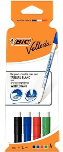 Whiteboard-Marker Velleda 1721, 4 Stück