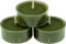 nk candles 20 dänische Teelichter farbig durchgefärbt, Auswahl, von Nordlicht-Kontor (Farn - Grün)
