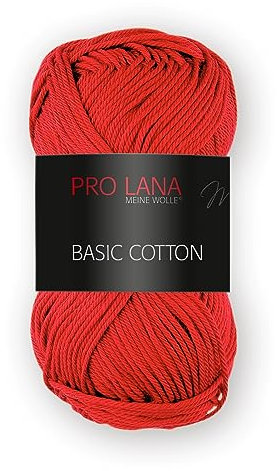 Pro Lana 50g Basic Cotton - kirschrot