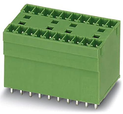 PHOENIX CONTACT MCDV 1,55-G1-3,81 PCB header, nominal cross-section 1.5 mm², green, number of connections 10, article family MCDV 1,5..-G1, pitch 3.81 mm, 50 pieces
