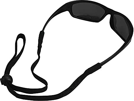 Portwest PA30 Safety Glasses Neck Cord (PK100) Machine Washable | Black, One Size, Regular Fit, Universal Holder, Corporate