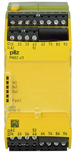750111 Pilz - PNOZ s11 24VDC 8 n/o 1 n/c - Safety relay PNOZ X - E-STOP, safety gate, light grid