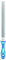 PFERD Werkstattfeile Halbrund, 300mm, halbrunde Feile, Kreuzhieb H1 auf zwei Seiten, inkl. Ergonomie-Feilenheft, 11213306 – für die grobe Zerspanung und zum Schruppen geeignet