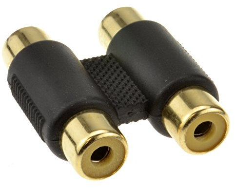 Cinch RCA Coupleur Double Femelle vers Double Femelle Audio/Video [Double]