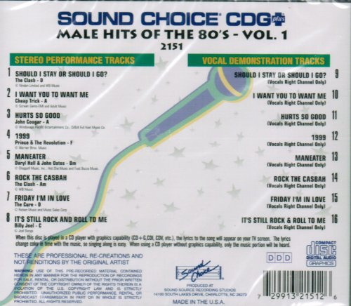 Karaoke: Male Hits of the 80's 1