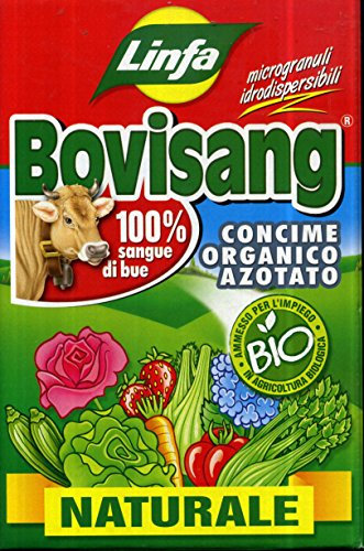 BOVISANG CONCIME ORGANICO 100% SANGUE DI BUE CONFEZIONE DA 500 GRAMMI