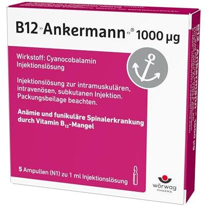 B12 ANKERMANN 1000 µg Injektionslösung Amp. 10X1 ml