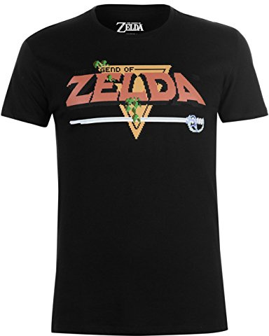 The Legend of Zelda T-Shirt Zelda Logo in Größe S - Nintendo Shirt