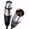 kenable XLR 3 pin Microphone Lead Male to Female Audio Cable Black 5m [5 metres]