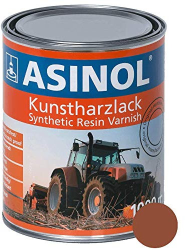ASINOL BBF Ballenlader kupferbraun 1.000 ml Kunstharzlack Farbe Lack 1l Liter Dose