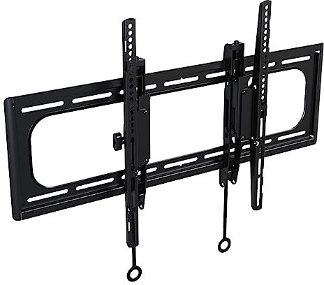 SANUS Soporte de pared inclinable para televisores grandes de hasta 229 cm, soporte inclinable de alta calidad con ajuste universal, extensión suave de 14,5 cm que permite la gestión de cables