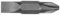Klein Tools 32483 Bit for 11-in-1 and 10-in-1 Klein Screwdriver Nut Driver, #2 Phillips, 1/4-Inch Slotted