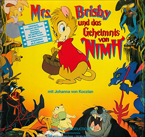 Mrs. Brisby und das Geheimnis von Nimh / mit Johanna von Koczian / 1982 / Klapp-Bildhülle / metronome 0050.022 / 0050022 / Deutsche Pressung / 12 Zoll Vinyl Langspiel-Schallplatte LP / Original Hörspiel mit Musik zum Film 16seitiges Bilderbuch mit allen Texten / empfohlen ab 6 Jahren /