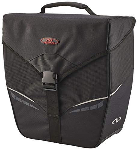 Norco Unisex – Erwachsene Fahrradtasche Orlando City Tasche, Schwarz, 14 Liter