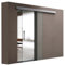 doporro Porta Scorrevole in Vetro 77.5x205cm, Porte Scorrevoli in Vetro Satinato con Maniglia Per Asta per Bagno Cucina Studio Ufficio, Amalfi TS14-775SC VSLG