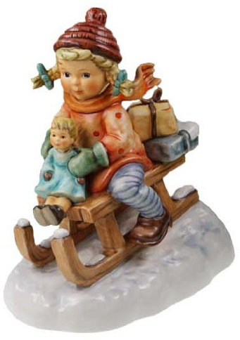Hummel Figur Aus der Bahn! / Christmas Delivery HUM 2014/III