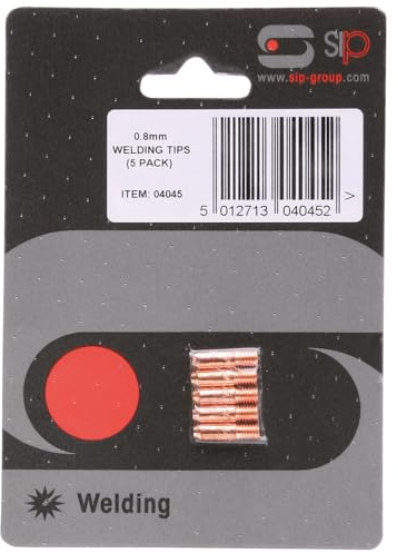 SIP 5pc 0.8mm M5 MIG Welding Contact Tips