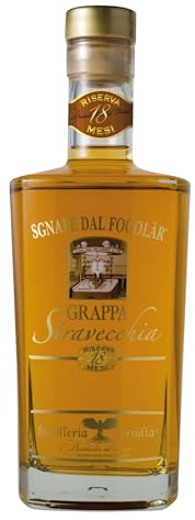 Caffo Sgnape dal Fogolâr Grappa Stravecchia 18 Mesi, 1er Pack (1 x 700 ml)