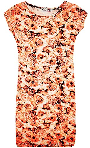 A2Z 4 Kids Girls Amber Foral Midi Dress Summer - Amber Floral Midi Dress 9-10