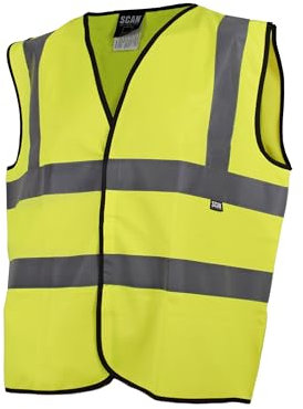 Scan Hi-Vis Waistcoat Yellow - XL