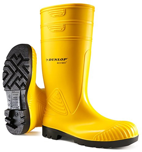 Dunlop ENSCHEDE, Stivali di gomma unisex adulto, Giallo (giallo), 43