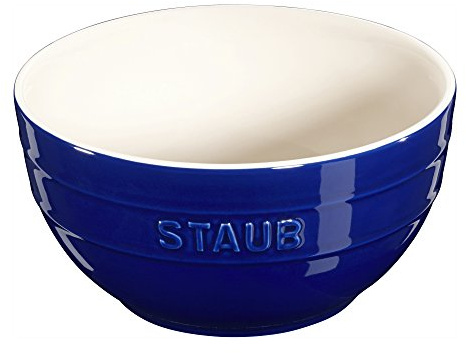 Staub 40510-792 Grand bol universel en céramique Bleu foncé 1,2 l