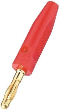 Monacor ls-bananenstecker 2 x Banana Red – Wire Connectors (Red)