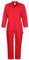 Fort - Zip Front Coverall - Red - 46 - Handy Pockets - Work Overalls for Men