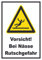 HB-Druck Vorsicht Bei Nässe Rutschgefahr Schild A4 (210x297mm)