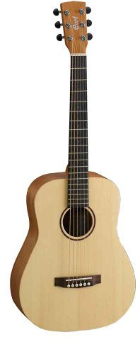 CORT EARTH MINI (EMINIOP) NATURAL + TASCHE Akustikgitarren Reise-Gitarren
