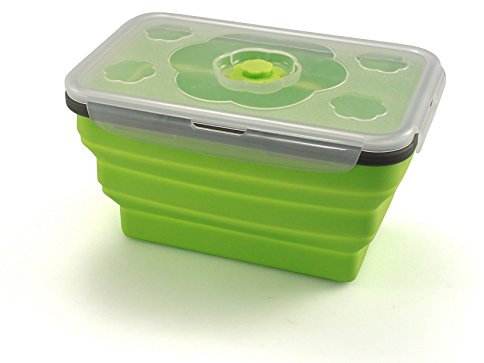 FranquiHOgar Sivita. Tupper flexible de silicona con salida de vapor - Fiambrera portalimentos