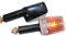 Motorrad Mini Blinker Flood schwarz klar E-geprüft für ATV BMW F 650 R 1100 CB 500 600 CBR Kawasaki ER GPZ Ninja Z Suzuki DR GS GSR GSX RGV Yamaha FZ DT RN XT XJ