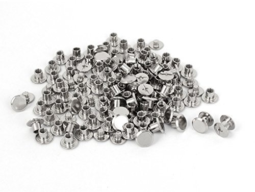 sourcing map 100Stk. Schraubsäule 3/16(5mm) Innen M5x5mm Befestigung