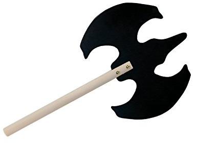 Holzspielerei Doppelstreitaxt