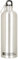 Mountain Warehouse 1L Printed Metallic Bottle with Karabiner - For Sports, Gym, Travelling, Camping Silver