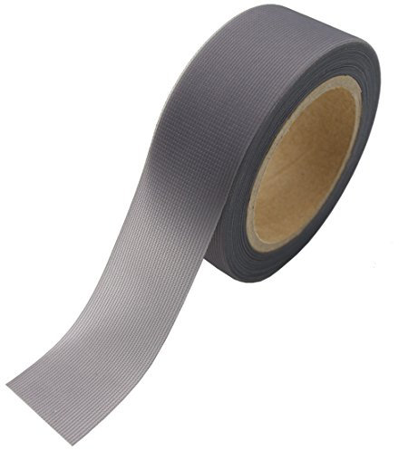 SUNDELY® Iron on Hot Melt Seam Sealing Repair Adhesive Fusible Tape Roll 3 Layer for Waterproof Fabrics Sportswear Ski Snow Gear Raincoat Outdoor Jacket Pants (1.1 X 16' / 28mm X 5m, Dark Grey)