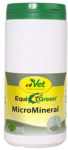 cdVet EquiGreen MicroMineral 1 kg - complément alimentaire pour chevaux, apport minéral 100 % naturel pour chevaux